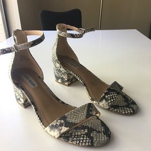 Steve Madden Snakeskin Irenee sandal